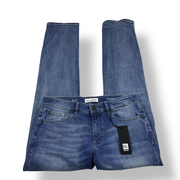 DL1961 Other - DL1961 Russell Slim Straight Jeans Men 32x34 Blue Denim Button Fly